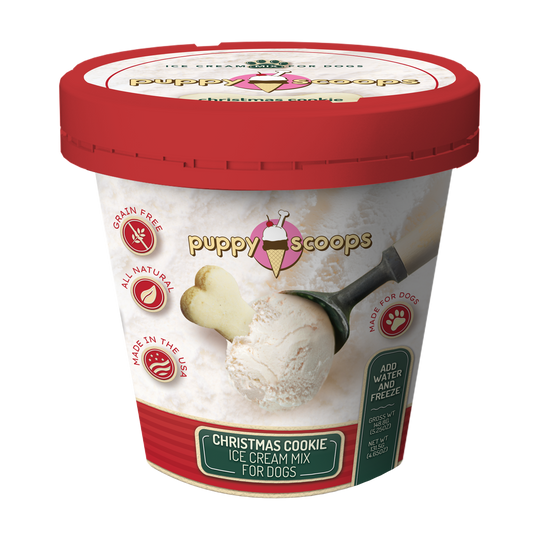 Puppy Scoops Ice Cream Mix - Christmas Cookie 4.65 oz