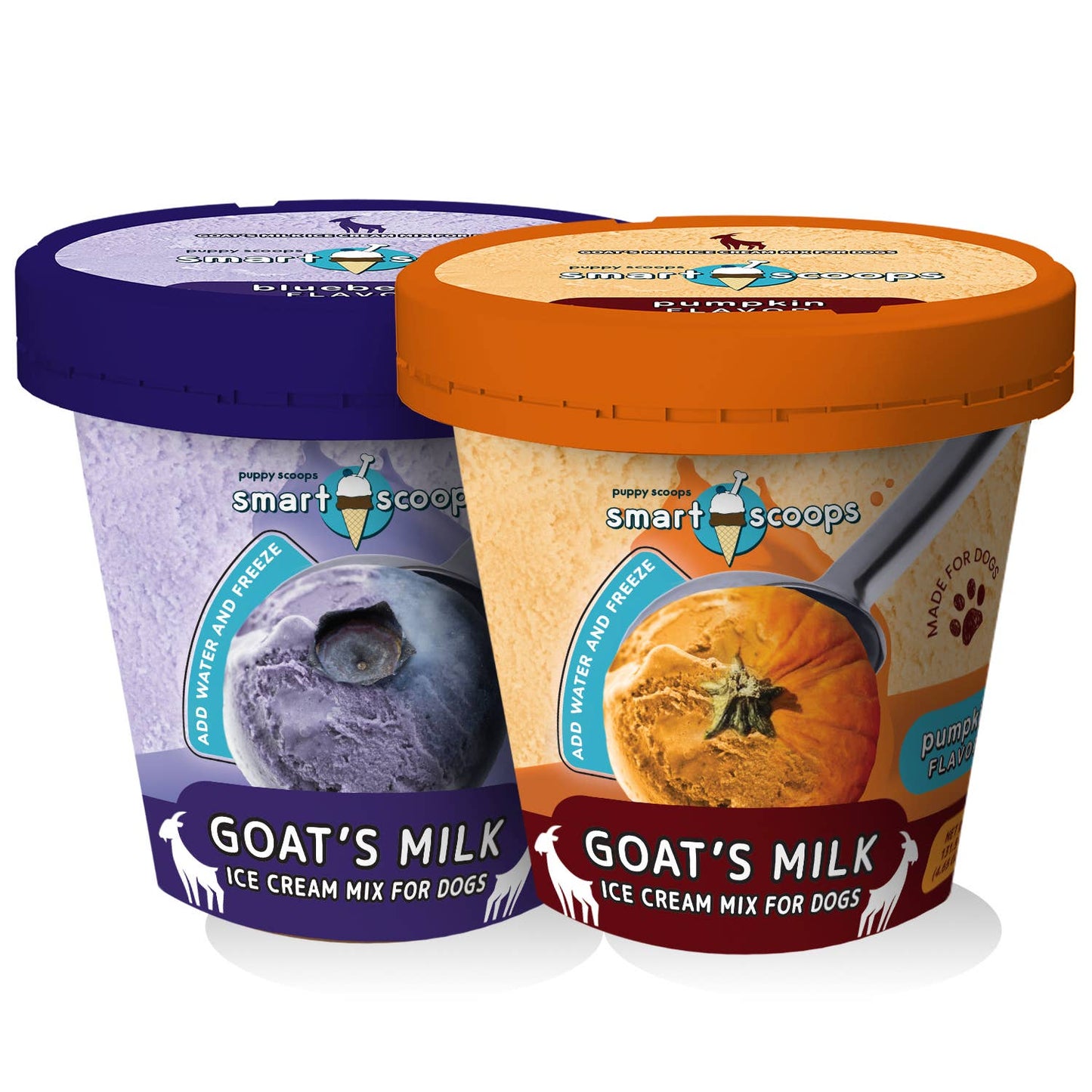 Smart Scoops Goat's Milk Ice Cream Mix: Blueberry