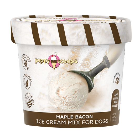 Puppy Scoops Ice Cream Mix for Dogs: Maple Bacon / 2.32 oz