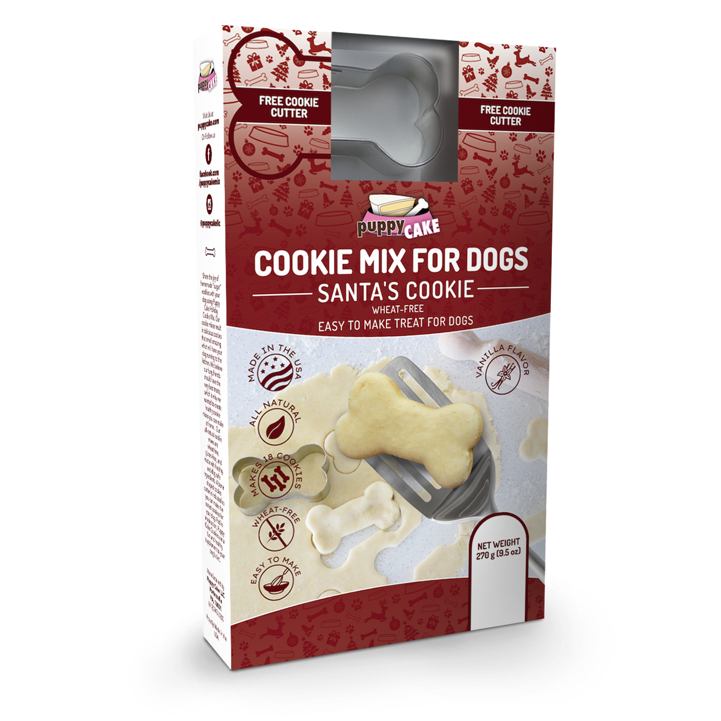 Puppy Cake Cookie Mix - Santa's Cookie (Wheat-free)