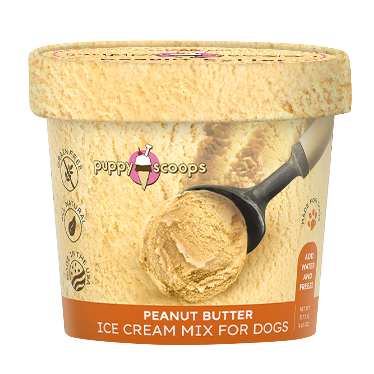 Puppy Scoops Ice Cream Mix for Dogs: Maple Bacon / 2.32 oz