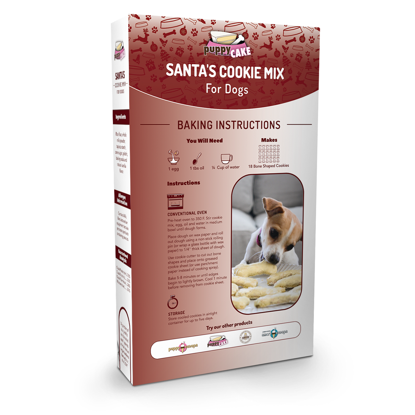 Puppy Cake Cookie Mix - Santa's Cookie (Wheat-free)