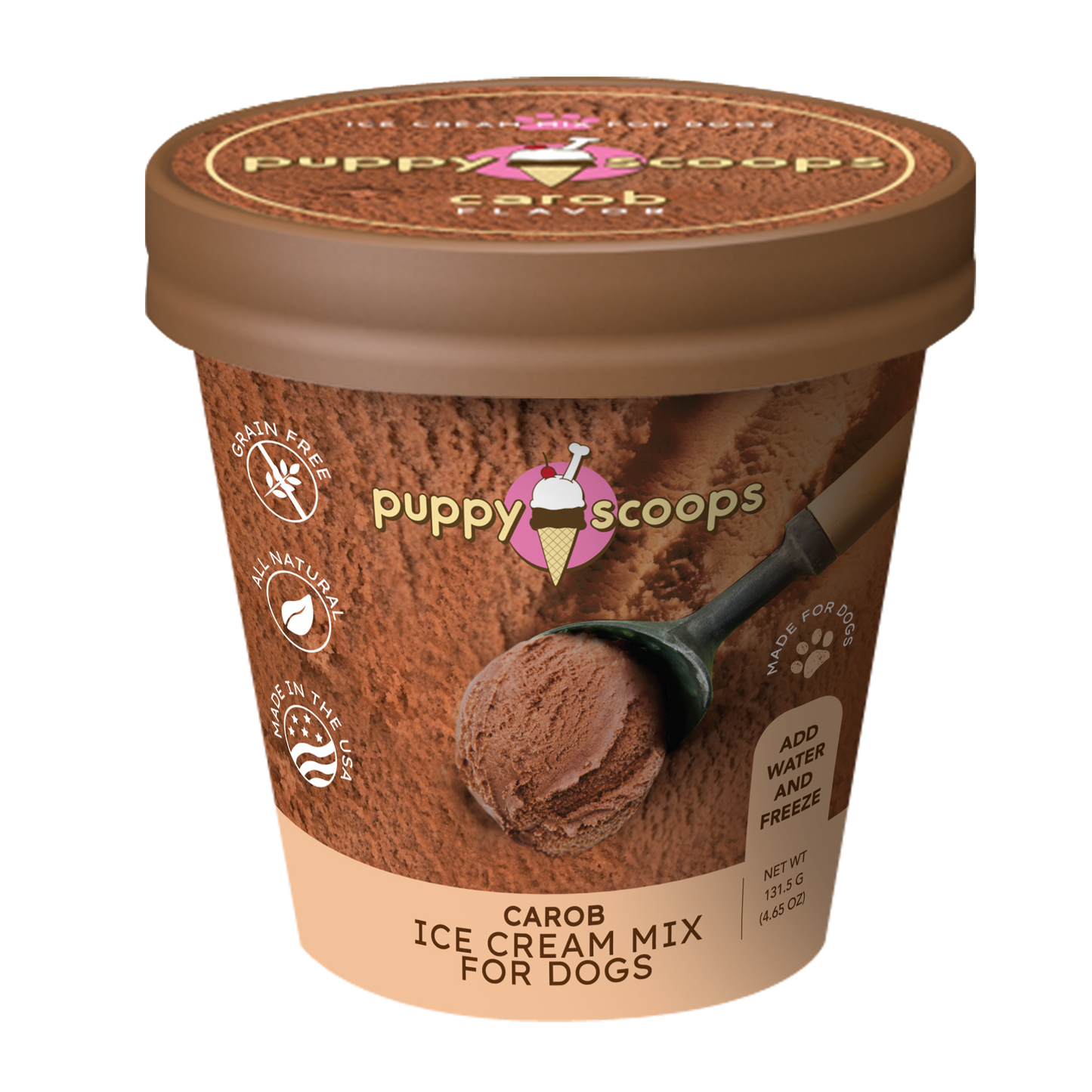 Puppy Scoops Ice Cream Mix for Dogs: Maple Bacon / 2.32 oz